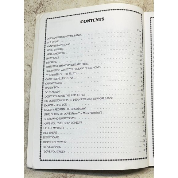 The All American Song Book Vol 1 Complete Piano Sheet Music Editions 20s - 60s - Picture 3 of 8